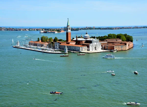 Vista Isla San Giorgio Venecia Italia — Foto de Stock