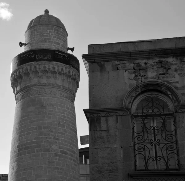 Baku Azerbeidzjan Aug 2017 Maiden Tower Old City Icheri Sheher — Stockfoto