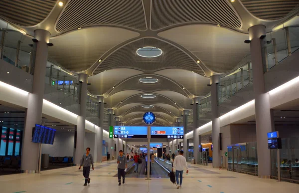 Interior Modern Airport Paris — Stock Photo, Image