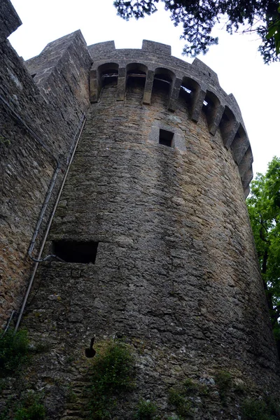 Gammal Fästning Staden Carcassonne — Stockfoto