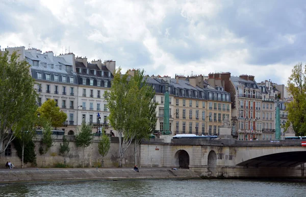 Pont Louis Philippe Seine River Paris France Europe — 图库照片