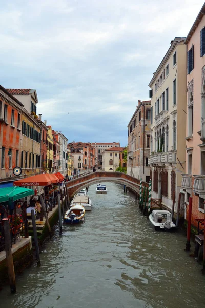 Canais Antigos Venice Italia — Fotografia de Stock