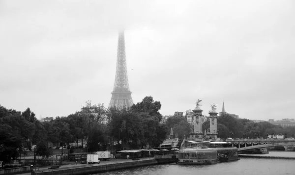 Paryż Widok Wieżę Eiffla — Zdjęcie stockowe