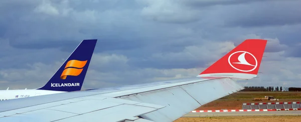 Paris France 2019 Icelandair Est Compagnie Aérienne Nationale Islande Dont — Photo