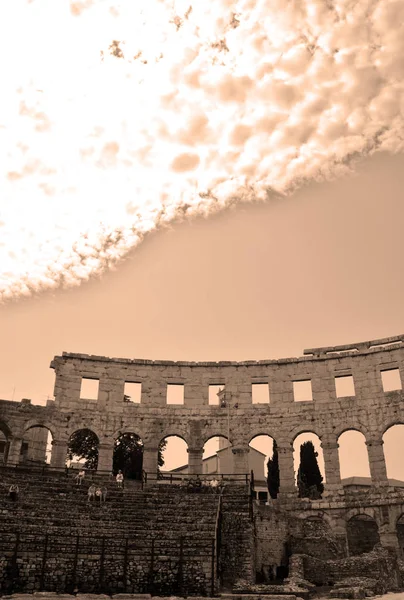 Ancient Roman Ruins Rome Italy — Stock Photo, Image