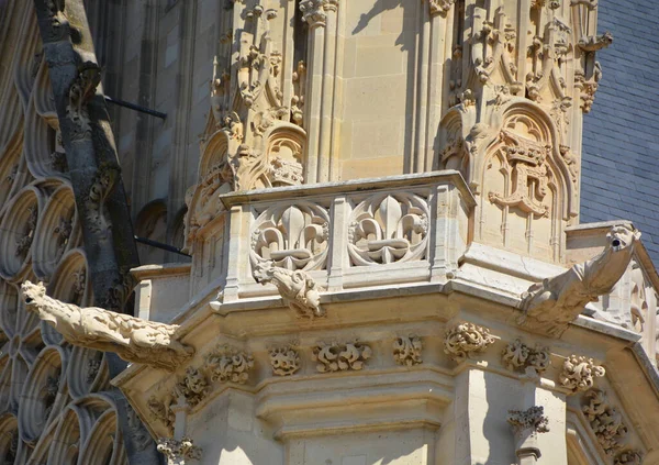 Fragmentos Arquitectónicos Sainte Chapelle Capilla Santa 1379 Vincennes Vincennes París — Foto de Stock