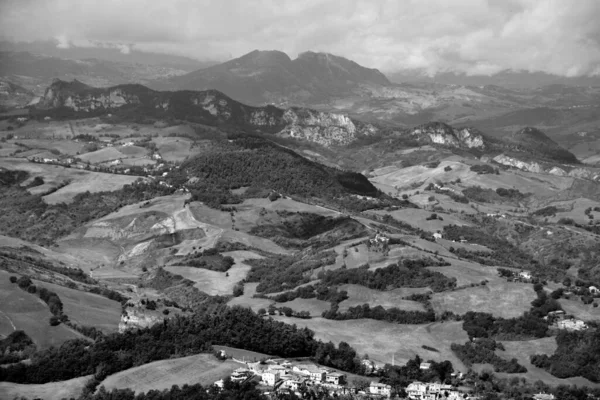 Vista Para Montanhas Para Montanha Cidade Santa — Fotografia de Stock