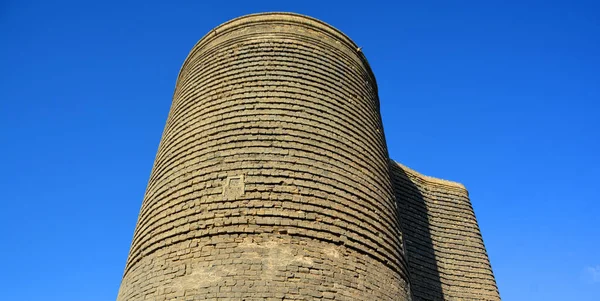 Baku Azerbeidzjan Aug 2017 Maiden Tower Old City Icheri Sheher — Stockfoto