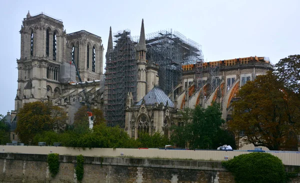 Paris France October Notre Dame Cathedral Paris France October 2013 — 图库照片