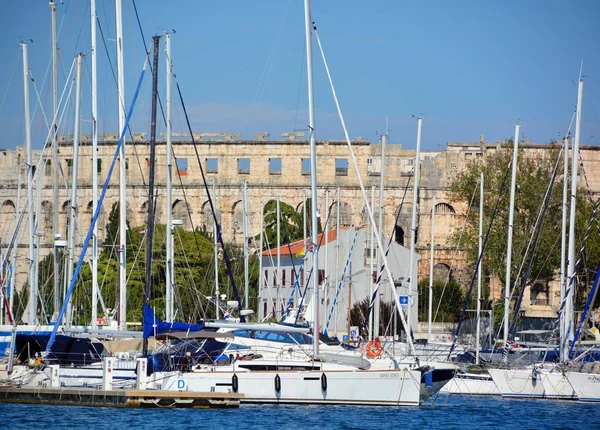 Yachts Port Barcelona — Stock Photo, Image