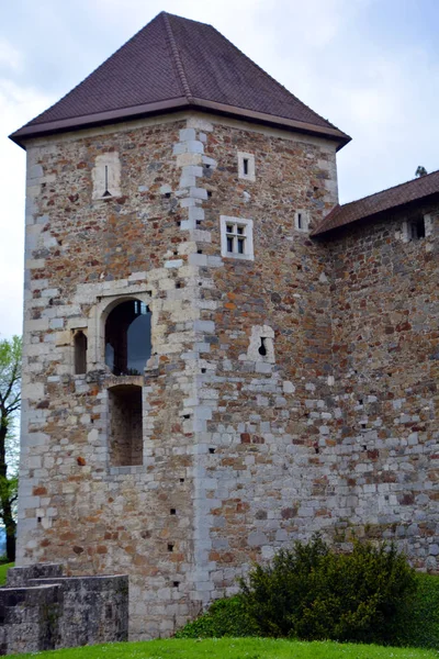 卢布尔雅那城堡 Ljubljanski Grad Slovenia Europe Medieval Castle — 图库照片