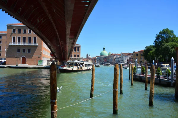 Venice Italy Juin 2015 Vue Canal Pont Dans Ville San — Photo
