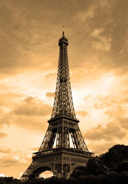 Paris Fransa Daki Eyfel Kulesi — Stok fotoğraf