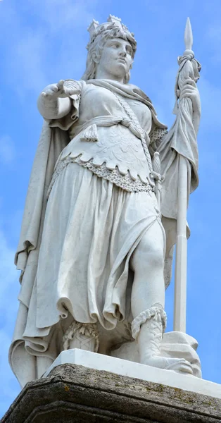 San Marino Italy October 2012 Statue Liberty Galletti Liberty Square — стокове фото