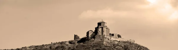 Jvari Georgia Monastero Jvari Monastero Georgiano Ortodosso Del Secolo Vicino — Foto Stock