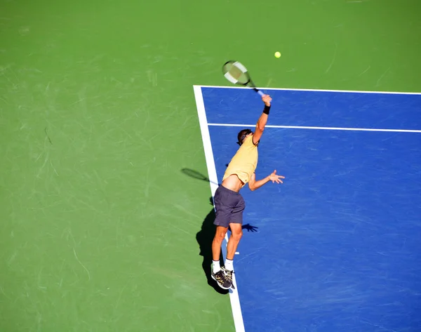 Montreal Srpna 2011 Montrealu Kanada Roger Federer Dvoře Montreal Rogers — Stock fotografie