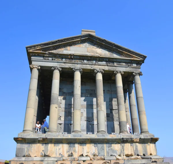 Garni temple in  Armenia. The architectural complex established in 3rd century BC. The structures of its combine elements of Hellenistic and national culture.