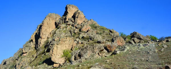 Vardzia Georgia Vardzia Gürcistan Güneyindeki Bir Mağara Manastırı — Stok fotoğraf