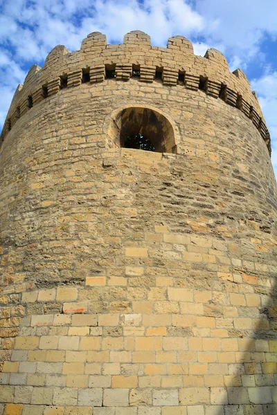 Баку Азербайджан Ичери Шенгелия Гейт Старой Крепости Старый Город Является — стоковое фото