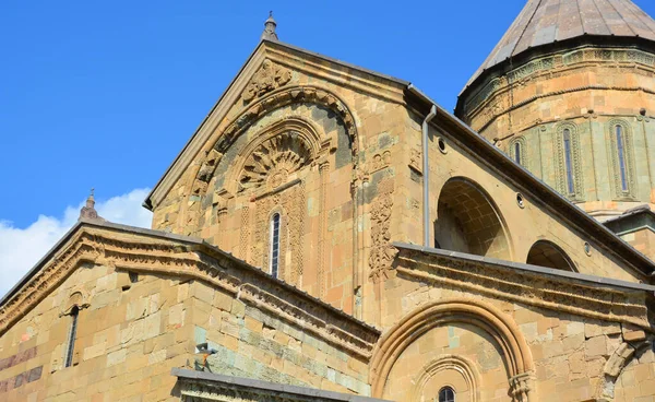 Svetitskhoveli Katedrali Gürcistan Mtskheta Kentinde Yer Alan Bir Gürcü Ortodoks — Stok fotoğraf