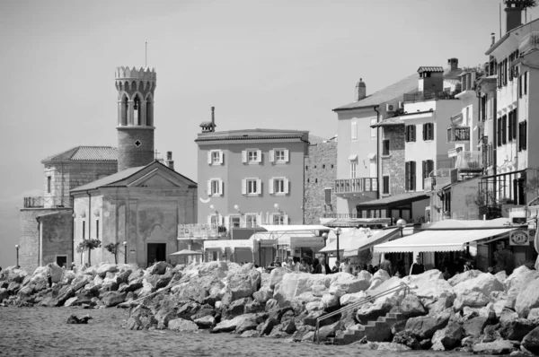 Además Forma Siciosa Edificios Antiguos Cinque Terre Liguria Veneto Blanco — Foto de Stock