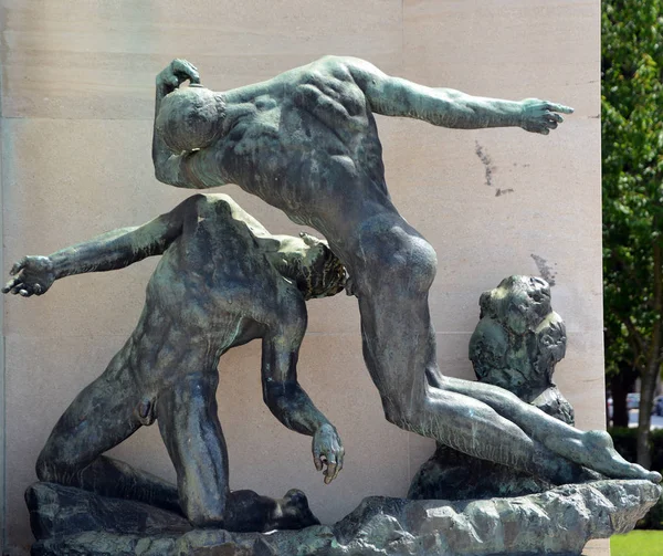 Historische Statue Der Europäischen Stadt — Stockfoto