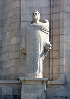 YEREVAN ARMENIA 09 12 2019: Mkhitar Gee Ermeni bilim adamı, yazar, halk figürü, düşünür ve rahipti. Ermeni Rönesansı 'nın temsilcilerinden biriydi.