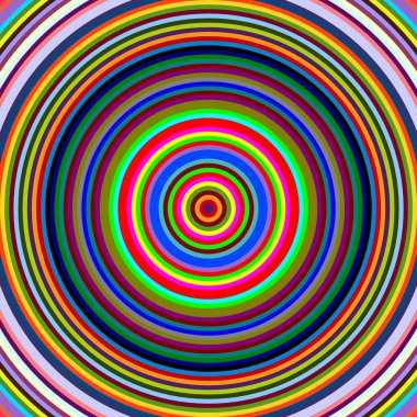 Çok renkli, canlı daireler şeklinde. Vektör illüstrasyonu.