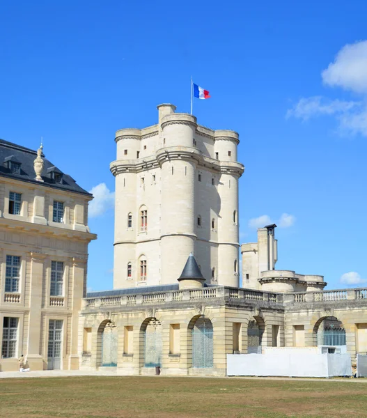 Vincennes Şatosu Nun Chateau Vincennes Dış Görünüşü Xiv Fransa Nın — Stok fotoğraf