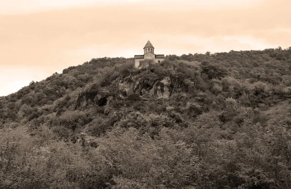 Mittelalterliche Kirche Den Bergen Georgien — Stockfoto