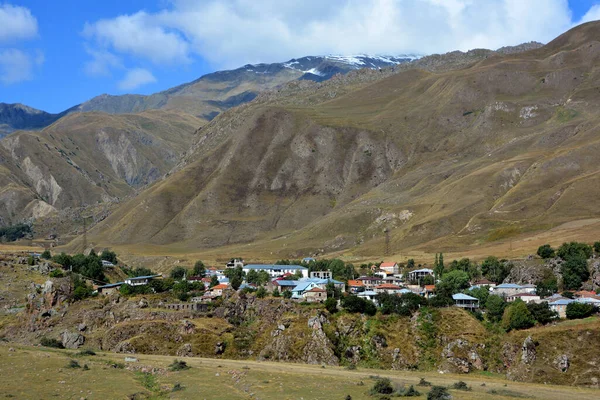 Paisaje Gudauri Gran Cordillera Del Cáucaso Georgia Situado Distrito Stepantsminda — Foto de Stock