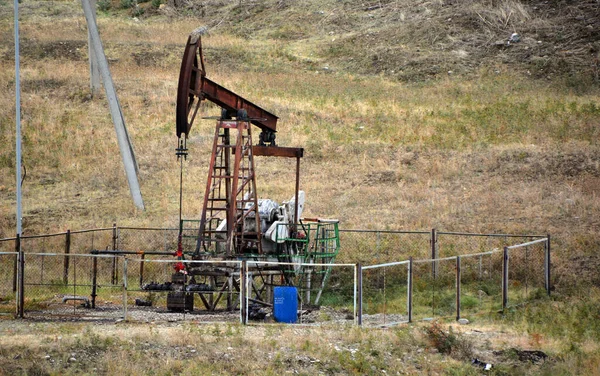 Baku Azerbaijam Derick Indústria Petrolífera Azerbaijão Produz Cerca 873 260 — Fotografia de Stock