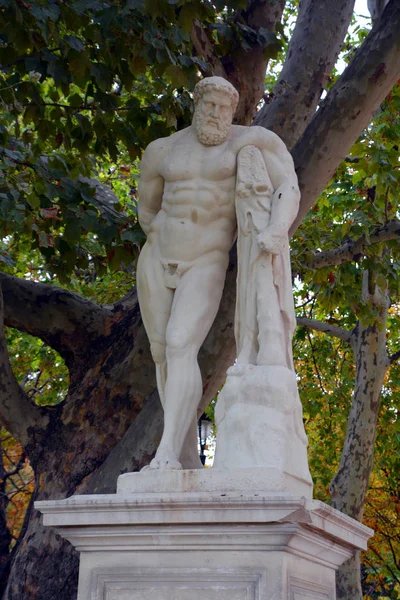 Vecchia Scultura Parigi Francia — Foto Stock