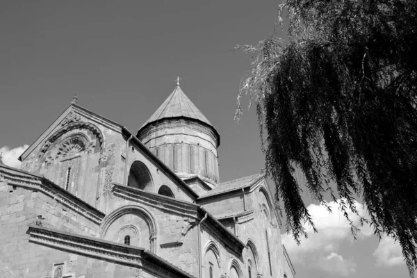Světitskhoveli Katedrála Gruzínská Ortodoxní Katedrála Nachází Historickém Městě Mtskheta Georgia — Stock fotografie