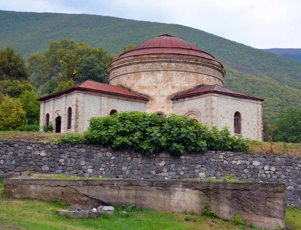 Shaki Azerbaijan Mesquita Khan Velho Shaki Igrejas Albanesas Religião Altamente — Fotografia de Stock