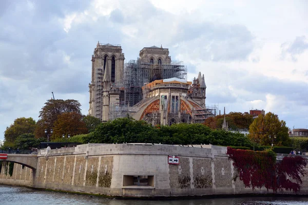 Die Kathedrale Notre Dame Paris Ist Eine Der Berühmtesten Gotischen — Stockfoto