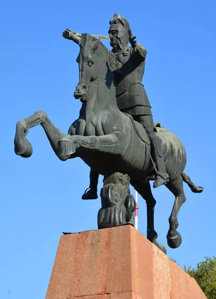 Yerevan Armenia Estatua Vardan Mamikonian Era Líder Militar Armenio Mártir — Foto de Stock