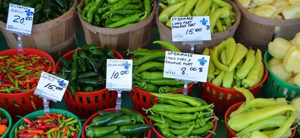 Verduras Orgánicas Frescas Mercado —  Fotos de Stock