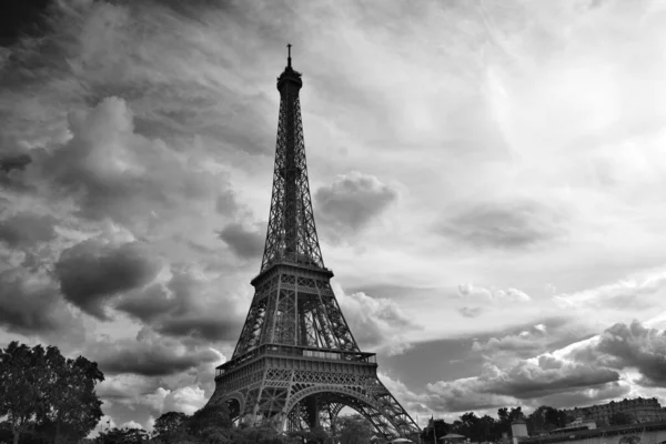 Vintage Foto Eiffeltornet Paris Frankrike — Stockfoto