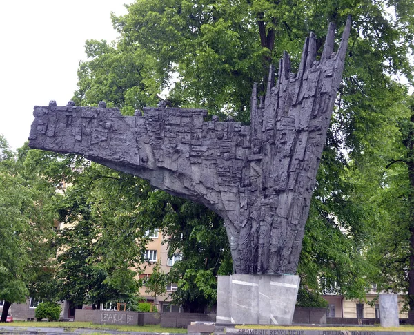 Statue Park Der Europäischen Stadt — Stockfoto