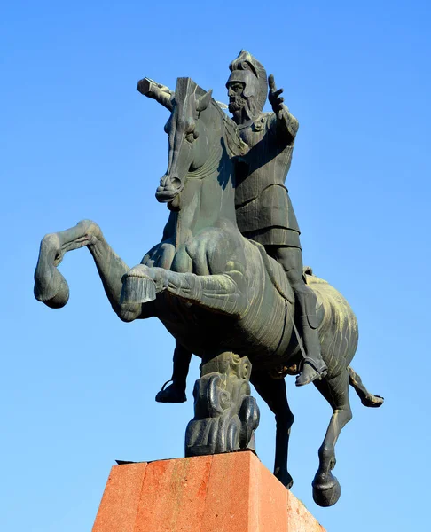 Erevan Armenia Statue Vardan Mamikonian Était Chef Militaire Arménien Martyr — Photo