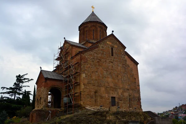 Tbilisi Georgia Εκκλησία Των Μετεώρων Της Κοίμησης Της Θεοτόκου Στην — Φωτογραφία Αρχείου