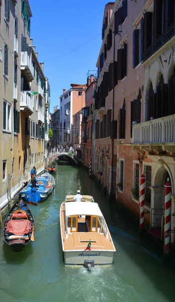 Utsikt Över Den Stora Kanalen Venice Italien — Stockfoto