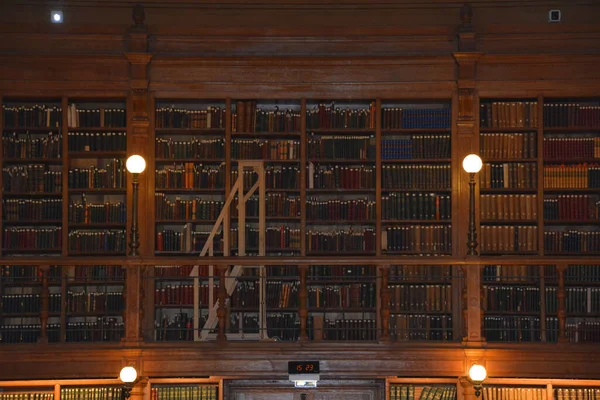 Paříž Francie Uvnitř Pařížské Radnice Žije Skrytý Drahokam Knihovny Které — Stock fotografie