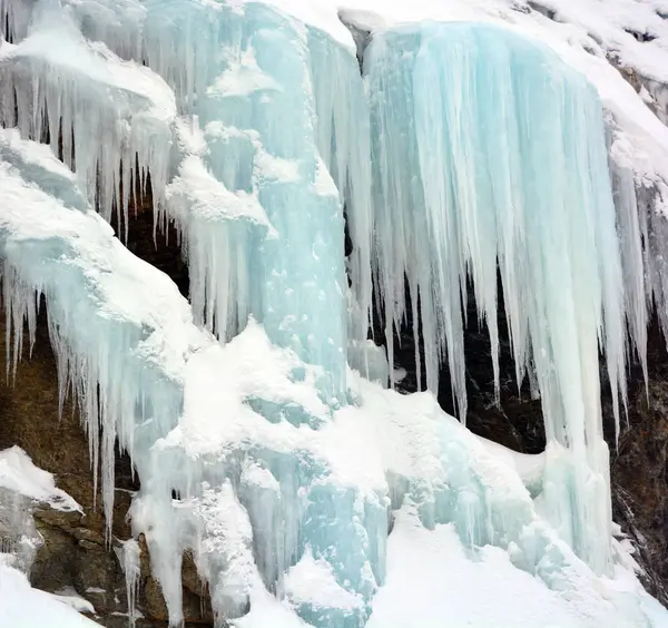 Led Řece Zimě — Stock fotografie