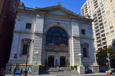 NEW YORK CITY NY 10: 29 13: The old Second Church of Christ, Scientist Central Park 'ın batısında bulunan tarihi bir Hristiyan Bilimleri kilisesi binasıdır. 