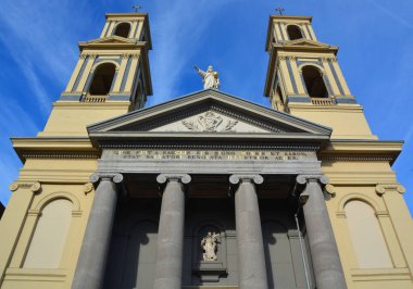 AMSTERDAM NETHERLANDS 10 03: 15: Mozes en Aaronkerk, Musa ve Aaron Church, resmi olarak Padua 'lı Aziz Anthony Katolik Kilisesi' dir.