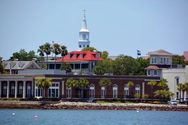 Deniz kıyısındaki Charleston City, ABD