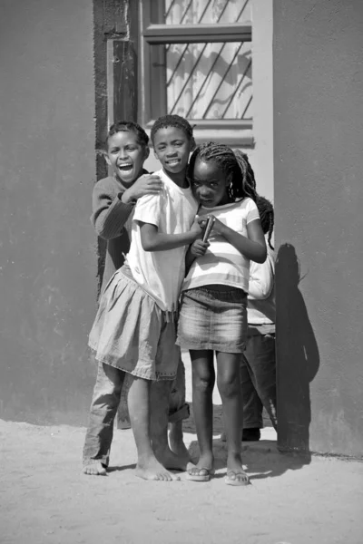 Swakopmund Namibia October 2014 Unidentified Children Living Mondesa Slum Swakopmund — Stock Photo, Image