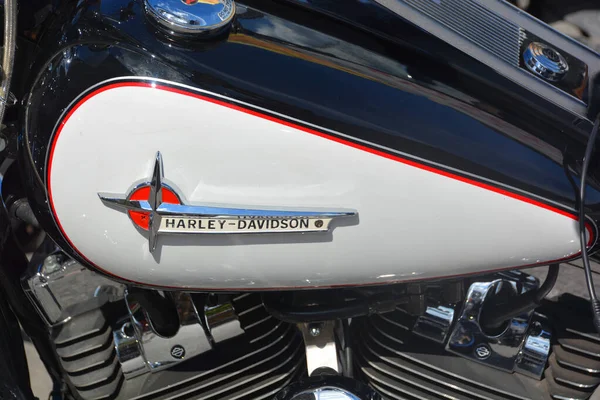 Close Motocicleta Harley Davidson — Fotografia de Stock